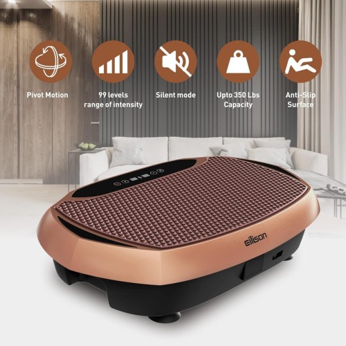 EILISON Bolt Vibration Plate Exercise Machine - Lymphatic Drainage Machine for Weight Loss Home Fitness - Whole Body Vibration Platform Exercise Machine - Max User Weight 300lbs Visit the EILISON Store