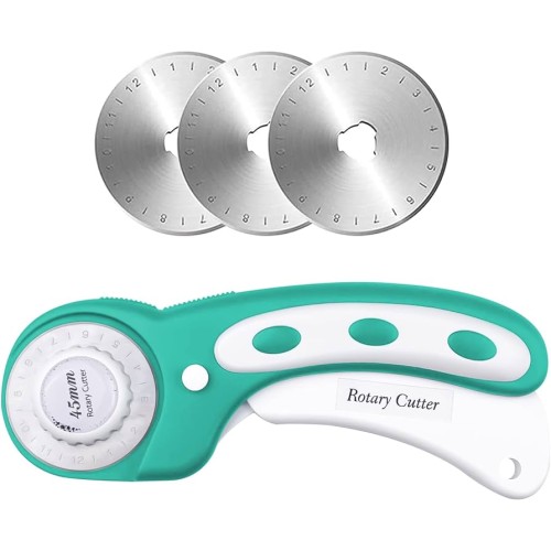 45 mm Rotary Cutter with 3 replacement blades