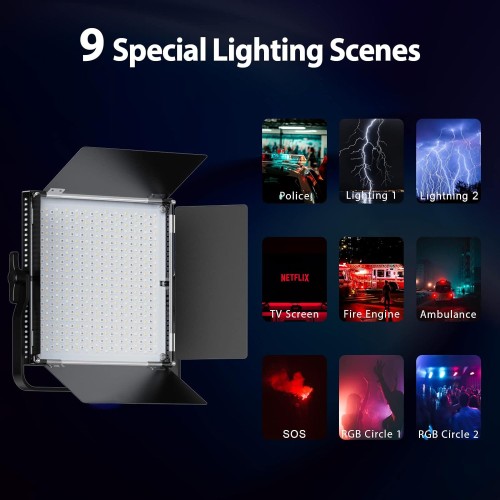  Pixel  K80 RGB LED Video Light