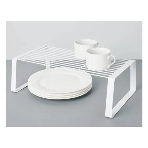 Simply Essential Cabinet Shelf in Bright White- Set Of 2 10”x 12.5x 5.6