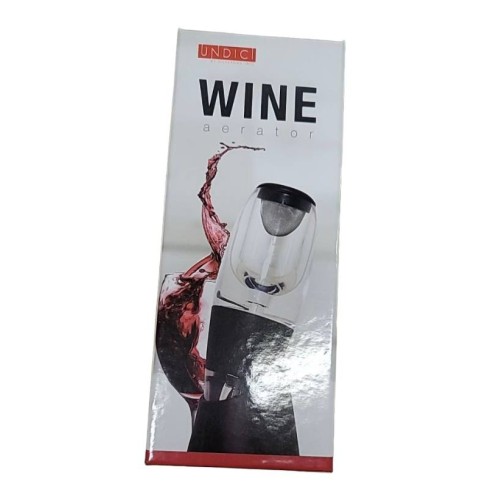 Undici Wine Aerator with Base, Filters & Aerators - Enhance Flavor NIB