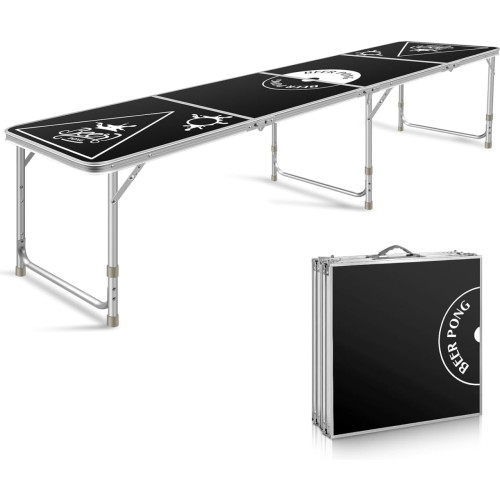 Coobi Folding Table,8 Foot Beer Pong Table