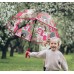 Baraida Kids Clear and Transparent Umbrella with an Easy Grip Handle, Dome Bubble Umbrella, Windproof for Kids Boys and Girls