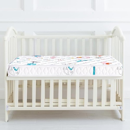 Premium 5 Crib Mattress And Toddler Mattress, Dual-Sided And Firm Toddler Bed Mattress, Hypoallergenic Toddler Mattress For Toddler Bed, Fits Standard Full-Size Crib And Toddler Bed