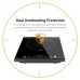 Portable Induction Cooktop, iSiLER 1800W Sensor Touch Electric Induction Cooker Hot Plate with Kids Safety Lock, 6.7" Heating Coil, 18 Power 17 Temperature Setting Countertop Burner with Timer