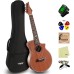 VANPHY Tenor Ukulele for Beginners, Professional Ukulele for Kids, Ukelele 26" Adult Starter Bundle kit, Hawaiian Uke with Gig Bag, Digital Tuner, Strap, Aquila String, Picks, Cloth (Sapele)