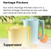 Tupperware Heritage Pitcher Set in Vintage Colors - Dishwasher Safe & BPA Free - (Set of 2)