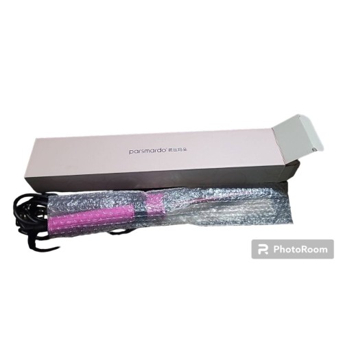 Mini Hair Curler Curling Tong Tourmaline Ceramic Barrel 9mm Curling Iron for Men Women, Rose Red (0.35 Inches)