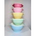 Tupperware Heritage Collection 5 Bowls w/ Lids Storage Container Set