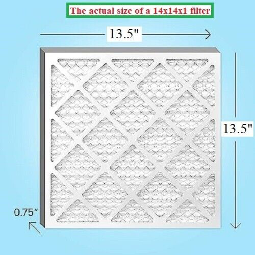 Simply by MervFilters 14x14x1 Air Filter MERV 8 MPR 600 AC Furnace 6 pack