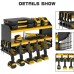 S SKSTYLE christmas gifts for men/husband, Power Tool Organizer - 5 Drill Holder, Wall Mount Shelf, Drill Shelf,Premium Garage Storage & Organization, Cordless Drill Charging Station