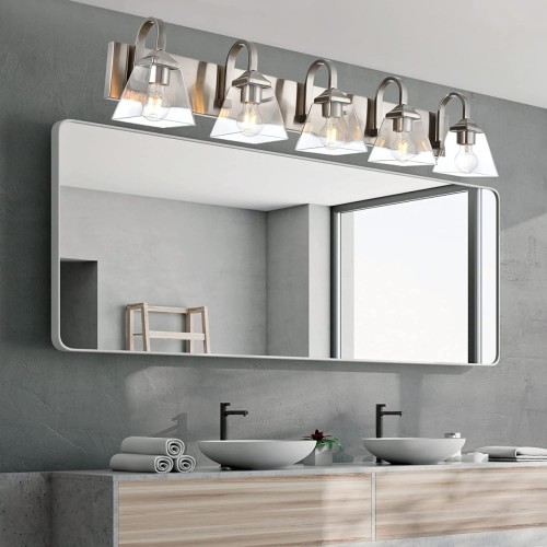 Modern Bathroom Vanity Light 5 Light 