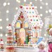 Raz 14" LED Lighted Claydough Pastel Colored Gingerbread House Christmas Figure 3919187