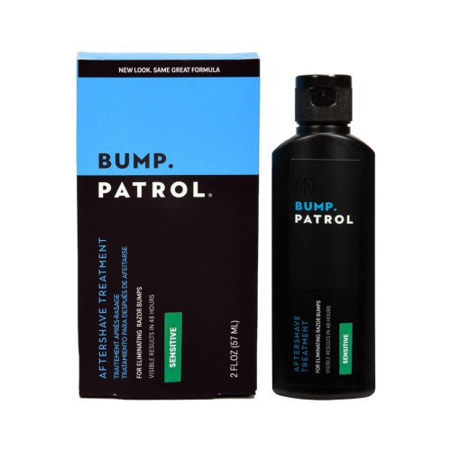 Bump Patrol Sensitive Strength Aftershave Formula - Gentle After Shave Solution Eliminates Razor Bumps and Ingrown Hairs - 2 Ounces