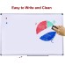 48 x 36-in Magnetic Dry Erase Board with Pen Tray| Aluminum Frame Portable Wall Large Whiteboard Message Presentation Board for Office & Classroom