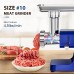 3000W Electric Meat Grinder, Sausage Maker Machine, Food Grinder with 3 Stainless Steel Sausage Stuffer Tube 3 Grinding Plates Hamburger Press Patty Maker Kubbe Kit for Home Kitchen