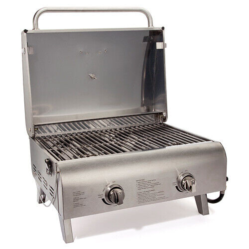 Cuisinart Professional Portable Two Burner Gas Grill - Silver