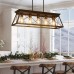 Fabulis Chandeliers Light Fixture for Dining Room Farmhouse Over Table Ceiling Light with 5 Lights Pendant Lights Kitchen Island Modern Light for entryway Bedroom Living Room Hallway Black