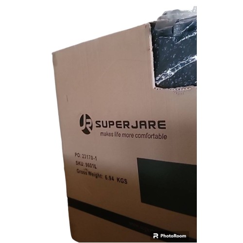 SUPERJARE Exercise Equipment Mats, Black and White - 9601BT