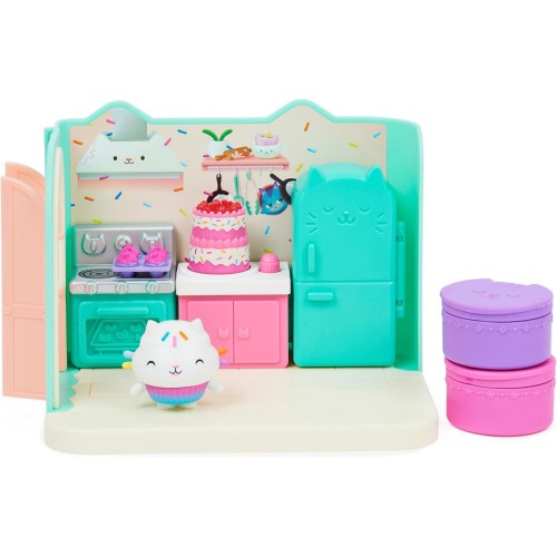 Gabby’s Dollhouse, Bakey with Cakey Kitchen with Figure and 3 Accessories