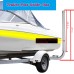 C CLINK Boat Trailer Guide-ons-40, 316L Stainless Steel Trailer Post Guide on, UPVC Tube Trailer Guide Bars, mounting Hardware Included, for Boats, Kayaks, Canoes, Fishing Boats, ski Boats and More