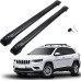 MotorFansClub Lockable Roof Rack Cross Bars Fit for Jeep Cherokee 2014 2015 2016 2017 2018 2019 2020 2021 2022 2023 Cargo Luggage Rack Rail Aluminum (Doesn't Fit for Grand Cherokee!!)