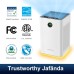 Jafända Air Purifiers for Home Large Room Up To 1190ft² H13 True HEPA Filter, Activated Carbon Remove 99.97% Dust Smoke Odor Pollen Pets Hair Dander Allergies, Quiet Sleep Mode 23dB