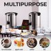 Zulay 50 Cup Fast Brew Stainless Steel Coffee Urn - BPA-Free Commercial Coffee Maker for Catering - Easy Two Way Hot Beverage Dispenser