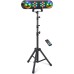 DJ Lights with Stand, ValaVa Party Bar Light, Rotating Ball Disco Lights & Corlorful Par Lights, Stage Lighting System Sound Activated, for Bar Gig Move Band Dance Wedding Halloween Christmas Gift