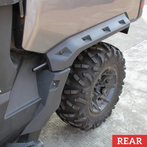 SAUTVS Sport Fender Flares for Can Am Defender, Heavy Duty Front Rear Extended Mud Flaps Kit for Can-Am Defender HD5 HD7 HD8 HD9 HD10 MAX 2016-2024 Accessories (6pcs, Replace #715003898)