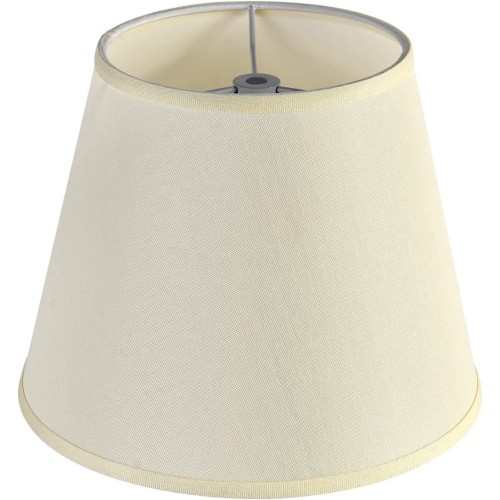 Table Lampshade for Table Lamps Floor Light Shade Mini Table Lampshade Replacement Size 6.3" Top Dia x 10" Bottom Dia x 7.9" Slant Height Farmhouse Fabric Diffuser Spider Mould Beige Lamp Cover