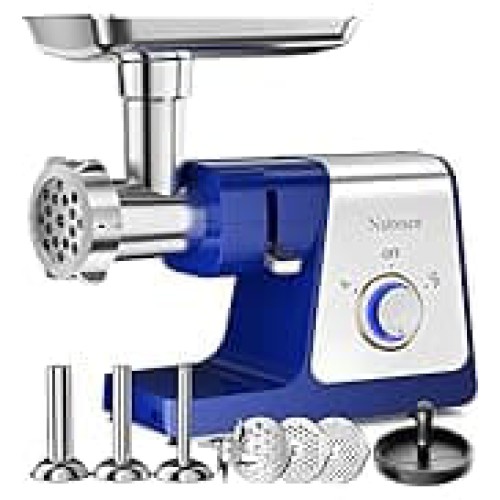 Naitesen 3000W Electric Meat Grinder, Sausage Maker Machine, Food Grinder with 3 Stainless Steel Sausage Stuffer Tube