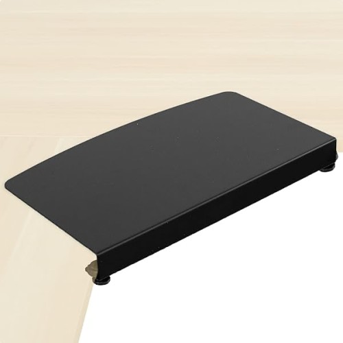 VIVO Clamp-on 17 Inch Corner Desk Connector Platform For L-Shaped Workstations