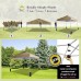 CROWN SHADES 10x10 Pop Up Canopy, Patented Center Lock One Push Tent Canopy, Newly Designed Storage Bag, 8 Stakes, 4 Ropes Gray