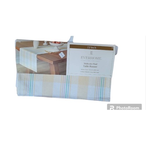 72"x14" Plaid Table Runner - Threshold™