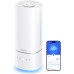 GoveeLife Smart 6L Humidifiers for Home Large Room, Top Fill Coll Mist Humidifier for Bedroom Last Up to 60H, Dual 360° Rotation Nozzles, Voice Control, WiFi Essential Oil Diffuser for Baby, Plants