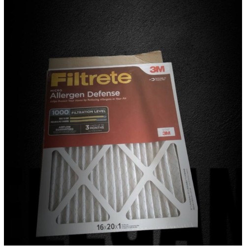 Filtrete 16x20x1 Air Filter, MPR 1000, MERV 11, Micro Allergen Defense 3-Month Pleated 1-Inch Air Filters, 2 Filters