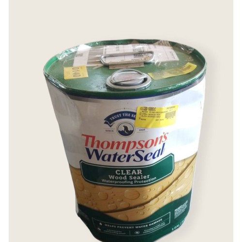 Thompson's WaterSeal Clear Wood Sealer, Clear, 5 Gallon