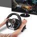 PC Steering Wheel PXN-V3IIIB Gaming Racing Wheel with Line Pedals Vibration Feedback Racing Wheel for Xbox one, Xbox series s/x, PS4, PS3, Switch, PC Used - Good