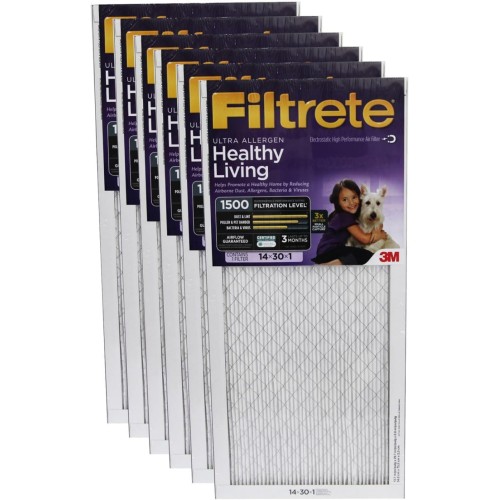 14x30x1 3M Filtrete Ultra Allergen Filter (6-Pack)