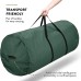 Christmas Tree Storage Bag Cylindrical Oxford Cloth Christmas Tree Storage Bag, Large Waterproof and Dust-Proof Handle Zipper Storage Bag (Color : Green, Size : 30x60in)