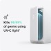 HomeSoap UV Sanitizing Charger | Clinically Proven 360° UV Box Sanitizes Phones, Tablets, Remotes, Toys & More (White)