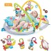 Yookidoo Baby Gym Lay to Sit-Up Playmat. 3-in-1 Newborns Activity Center with Tummy Time Toys, Pillow & Infant Miror. 0-12 Month