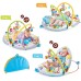 Yookidoo Baby Gym Lay to Sit-Up Playmat. 3-in-1 Newborns Activity Center with Tummy Time Toys, Pillow & Infant Miror. 0-12 Month