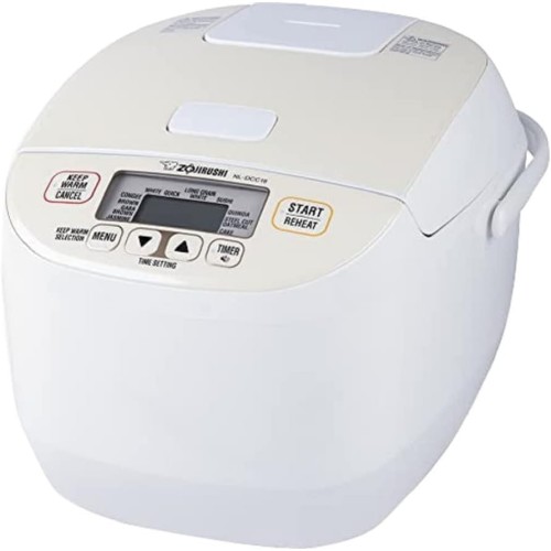 Zojirushi NL-DCC18CP Micom Rice Cooker and Warmer (Pearl Beige, 10 Cups)