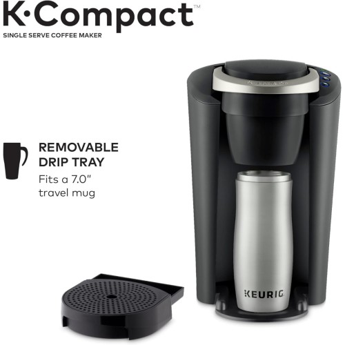 Keurig K-Compact Single-Serve K-Cup Pod Coffee Maker, Black