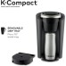 Keurig K-Compact Single-Serve K-Cup Pod Coffee Maker, Black