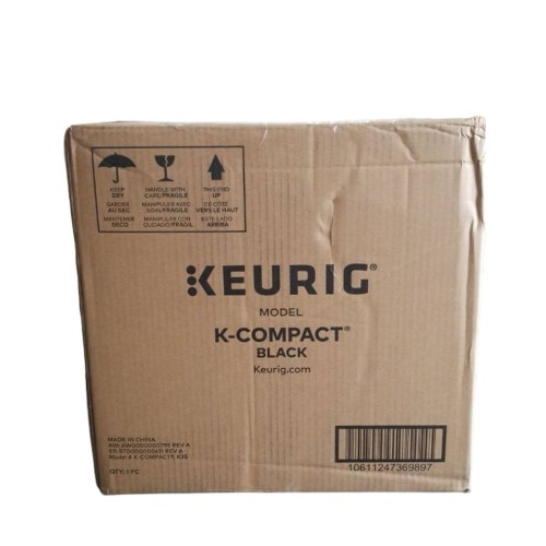 Keurig K-Compact Single-Serve K-Cup Pod Coffee Maker, Black