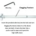 Dynasty Hardware Push Bar Panic Exit Device Aluminum, with Exterior Lever