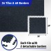 SUPERJARE 056“ Thick Exercise Equipment Mats, 48 Sq Ft EVA Foam Mats with Rubber Top - 9602L